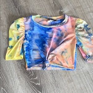 Tie dye crop top